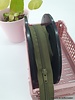 khaki zipper running meter size 5 - puller per 50 cm