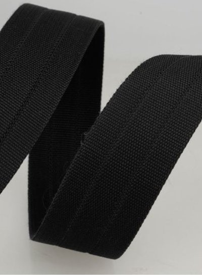stevige tassenband 30 mm - zwart kleur 014