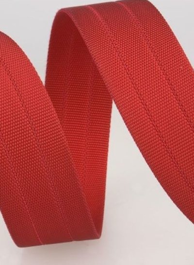 stevige tassenband 30 mm - rood kleur 8