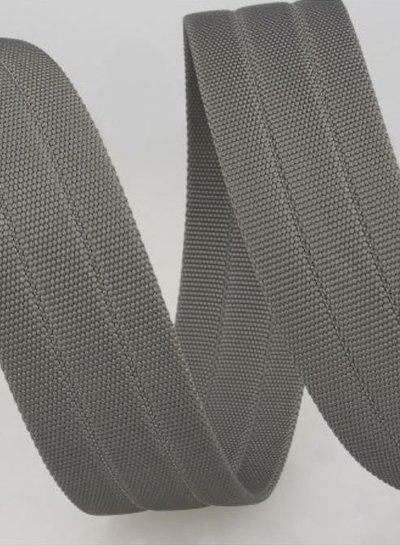 stevige tassenband 30 mm - grijs kleur 33