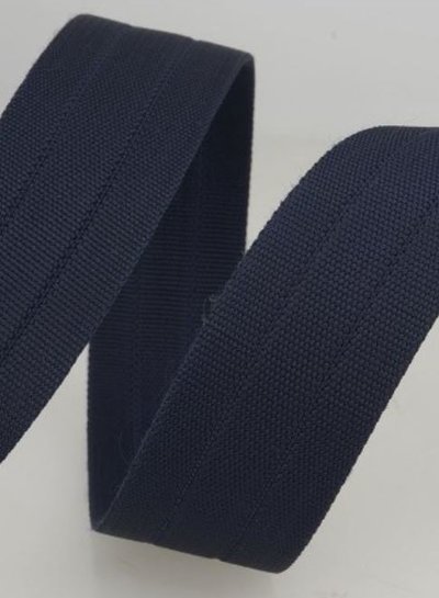 stevige tassenband 30 mm - marineblauw kleur 27
