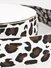 leopard wit taille elastiek 40 mm kleur 60