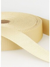 cream - soft webbing strap 35mm