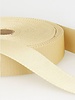 cream - soft webbing strap 35mm