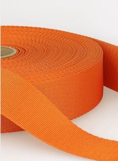 orange - soft webbing strap 35mm