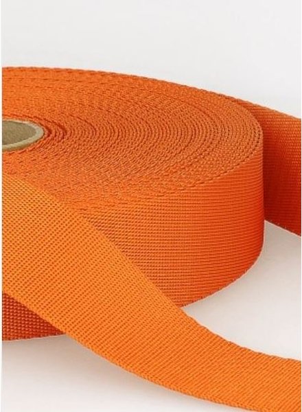 orange - soft webbing strap 35mm