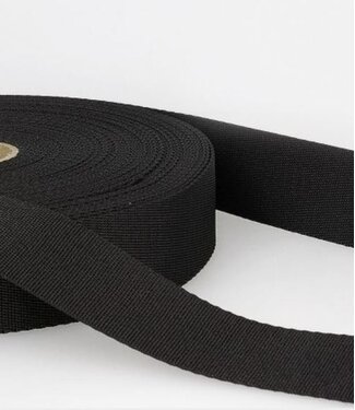 black - soft webbing strap 35mm
