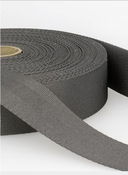 grey - soft webbing strap 35mm