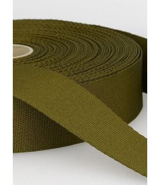 khaki - soft webbing strap 35mm