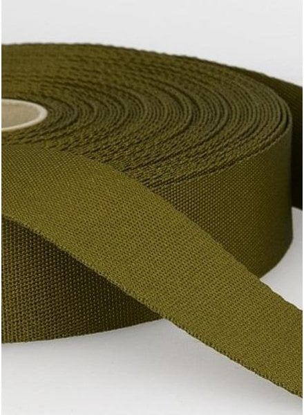 khaki - soft webbing strap 35mm