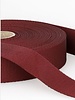 M. burgundy - soft webbing strap 35mm