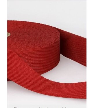 red - soft webbing strap 35mm