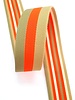 fluo orange striped 40 mm  - double sided bag strap