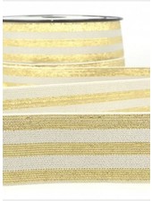 grijs goud gestreept - deluxe - taille elastiek 40 mm