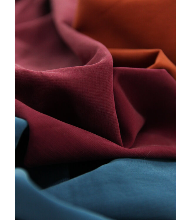 wijnrood - viscose slub