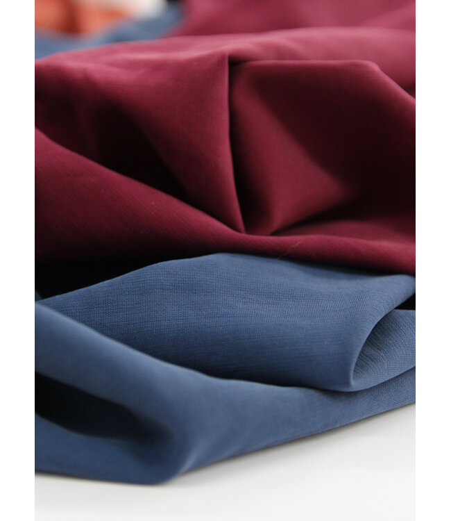 wijnrood - viscose slub
