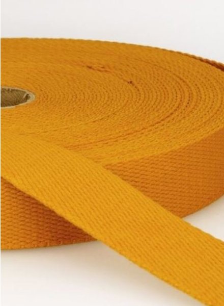 webbing strap mutard - 30 mm