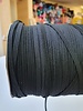 very soft and stretchy elastic BLACK - 10 meter - 4 mm width