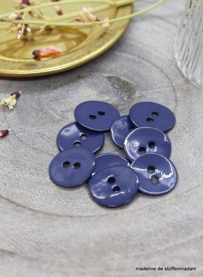 Atelier Brunette Cobalt glossy button - 10 mm - Atelier Brunette
