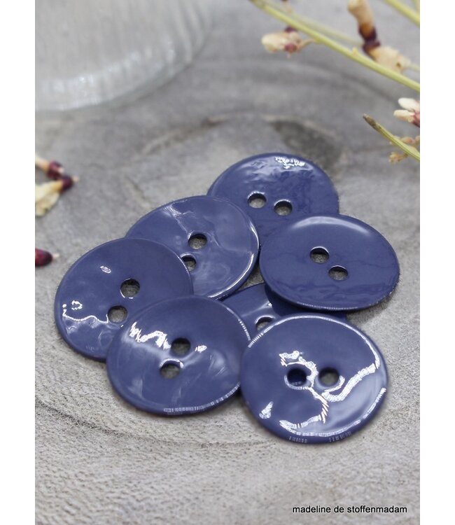 Atelier Brunette Cobalt glossy knoop - 10 mm - Atelier Brunette