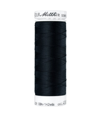 Mettler Seraflex - elastic thread - black 4000