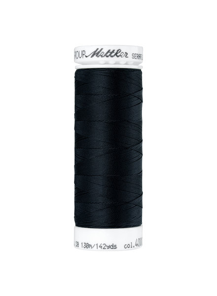 Mettler Seraflex - elastic thread - black 4000