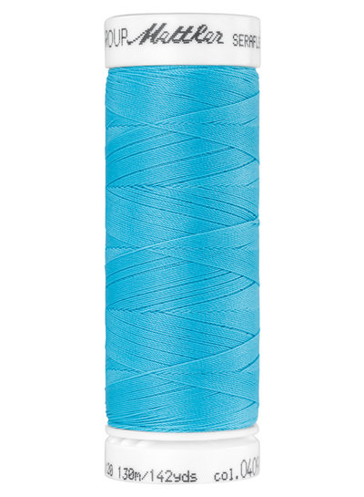 Mettler Seraflex - elastic thread - aqua blue 0409