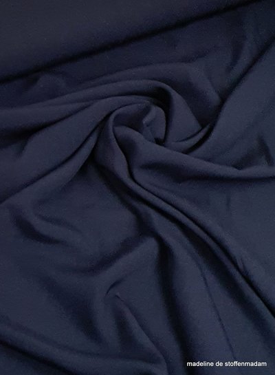 marineblauwe viscose