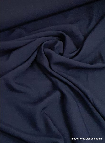 marineblauwe viscose