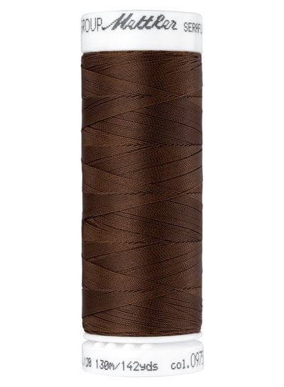 Mettler Seraflex - elastic thread - brown 0975