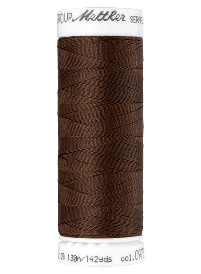 Mettler Seraflex - elastic thread - brown 0975