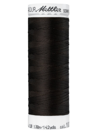 Mettler Seraflex - elastic thread - dark brown 1002