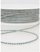 speckled linen rope 3 mm - petrol 26