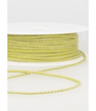 speckled linen rope 3 mm - yellow 16
