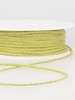 gespikkeld linnen touwtje 3 mm - geel 16