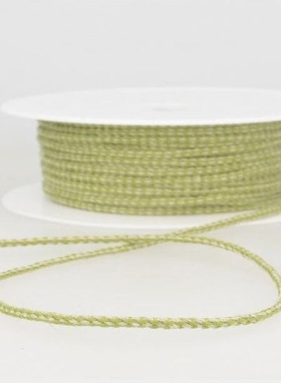 speckled linen rope 3 mm - green 63