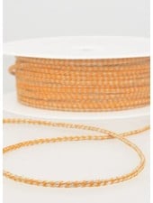 speckled linen rope 3 mm - orange 83