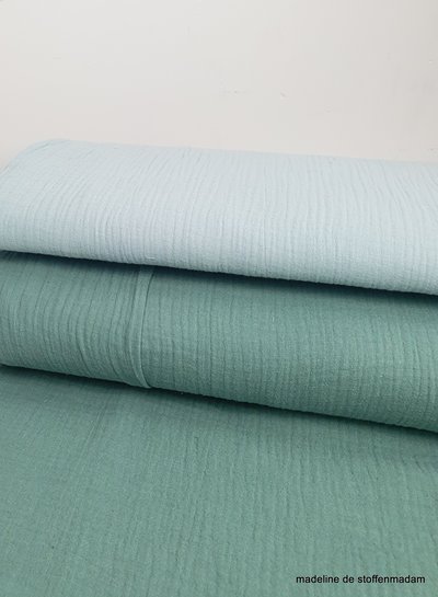 light mint muslin fabric