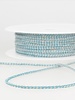 speckled linen rope 3 mm - turquoise 20