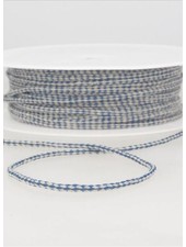 speckled linen rope 3 mm - cobalt 24