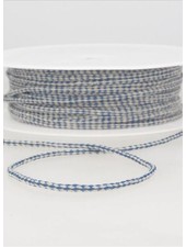 speckled linen rope 3 mm - cobalt 24