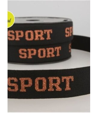 Sport brons  - taille elastic 30 mm