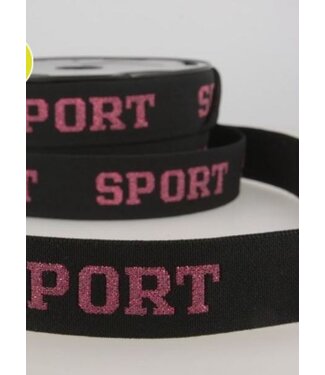 sport pink - taile elastiek 30mm
