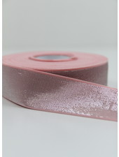 pink silver shiny - waist elastic 40 mm