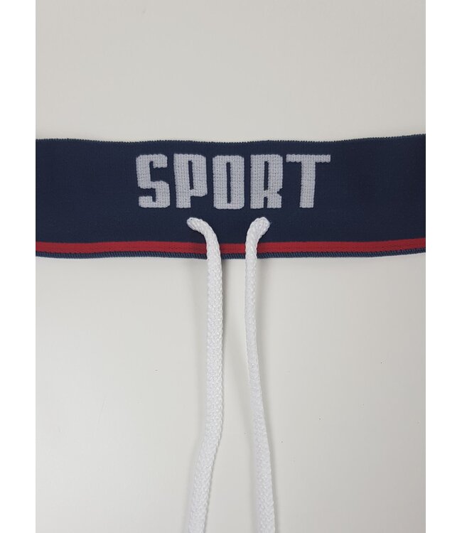 elastic for jogging or swimming trunks - with drawstring - 85cm long, 40mm wide