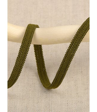 per meter moss green 053 - 5 mm  - elastic