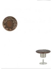 M. jeans button brons