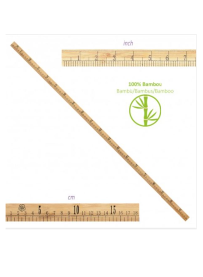 Meetlat bamboo 1 meter