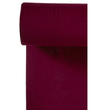 018  burgundy - recycled ribbing