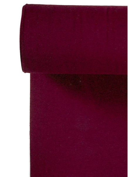 018  burgundy - recycled ribbing